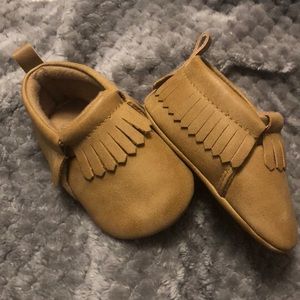 Baby moccasins only been worn twice look brand new